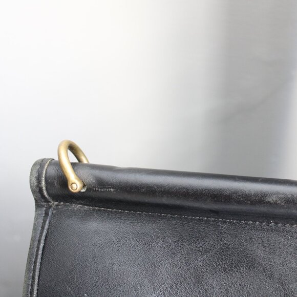 Coach Leatherware VTG Black Turn Lock Beekman Computer Bag Briefcase USA 5266 - Picture 4 of 8
